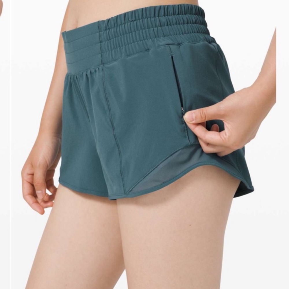 Hotty Hot Low Rise Short 4” - Desert Teal